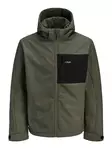 Jack&Jones herr softshelljacka JJNORTH dusty olive - Jackor och parkas för herrar - 140136 - 6