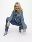 Only Carmakoma dam jeansjacka i plusstorlek Wespa ljusblå - Jeansjackor för damer - 133986 - 1