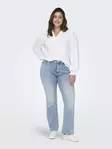 Only Carmakoma plus size-jeans för kvinnor HW ljusblå denim - Jeans för damer - 140116 - 2