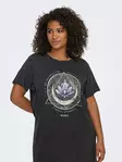 Only Carmakoma plus size casual Dress Life svart/lotus - Klänningar och tunikor - 138616 - 3