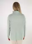 Only damtröja Rollneck aquagrå - Stickat för damer - 137596 - 2