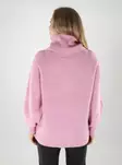 Only damtröja Polotröja mauve mist - Stickat för damer - 139456 - 2