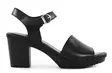 Ten Points damsandaler i äkta läder 60691 Amelia svart - Sandaler för damer - 140586 - 1
