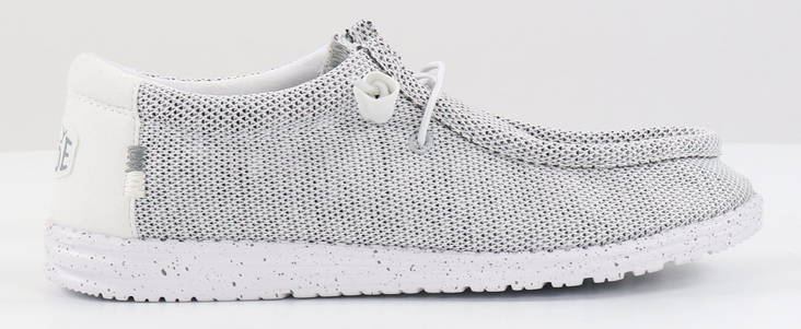 HEYDUDE Skor 40019-1KA Wally Sox Stone vit - Promenadskor för herrar - 133686 - 1