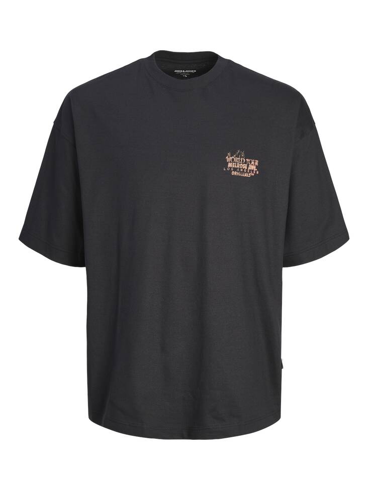 Jack&Jones herr t-shirt Bora World svart - T-shirts för herrar - 136026 - 1