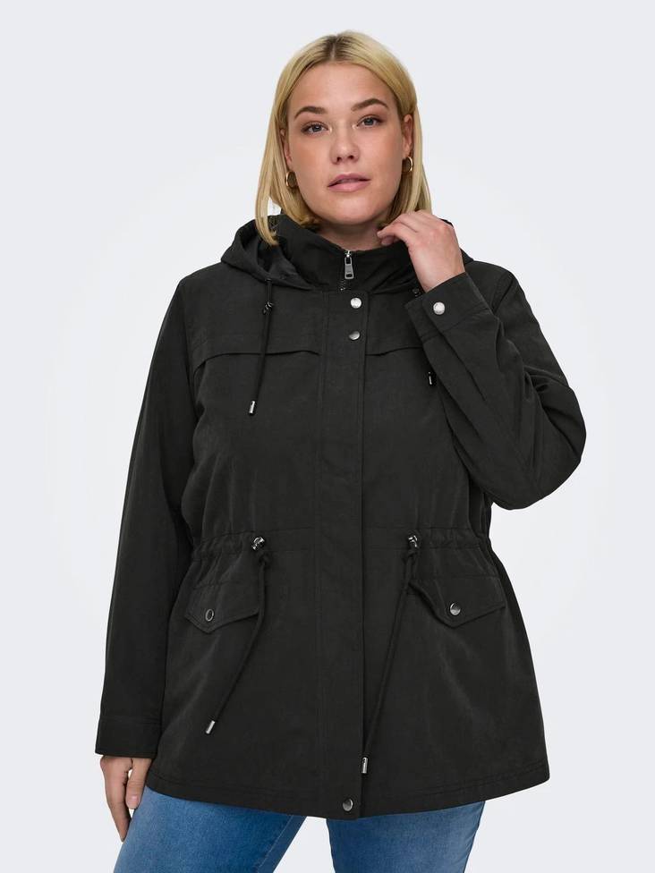 Only Carmakoma dam plus size jacka New Starline svart - Lätta jackor för damer - 135136 - 1