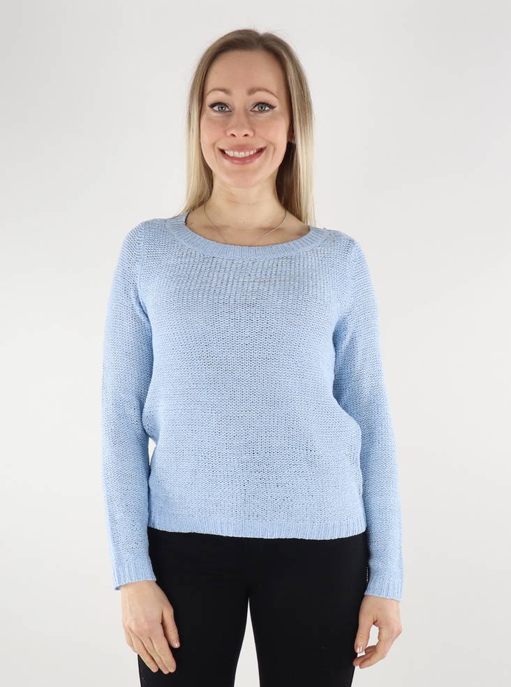 Only damtröja Geena xo clear sky - Stickat för damer - 135116 - 1