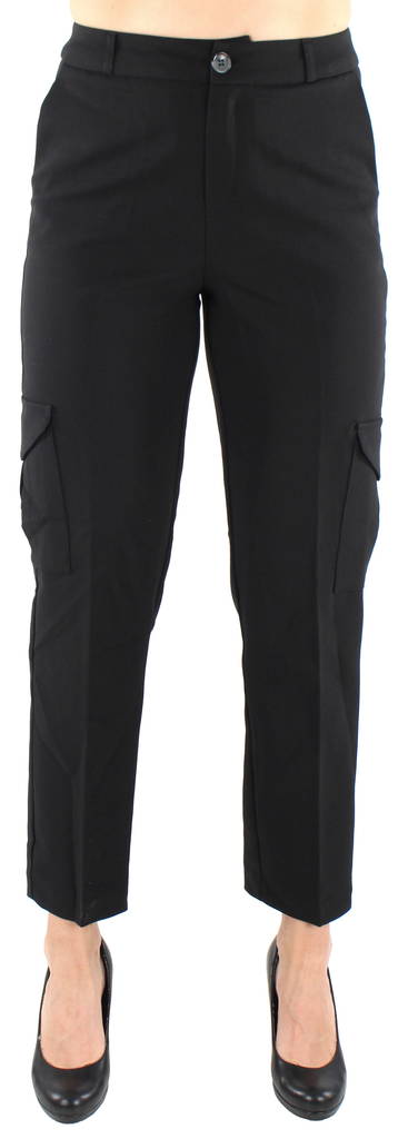 Only Byxor Flirt hw ankle cargo svart - Byxor för damer - 124116 - 1