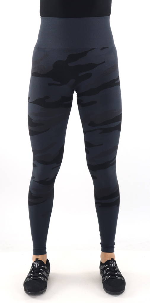 Only Play Leggings Camille svart/camo - Sport tights för damer - 134336 - 1