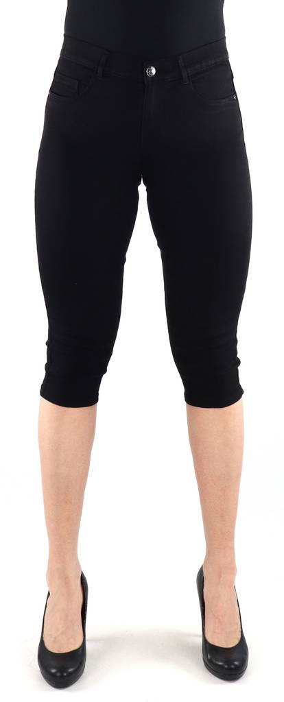 Only dam Capris Rain life svart - Shorts och capribyxor för damer - 133306 - 1