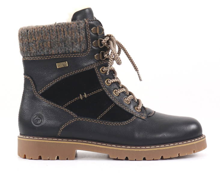 Rieker Remonte damstövlar med dubb, D9378-00 svart - Rieker ankelboots - 131566 - 1