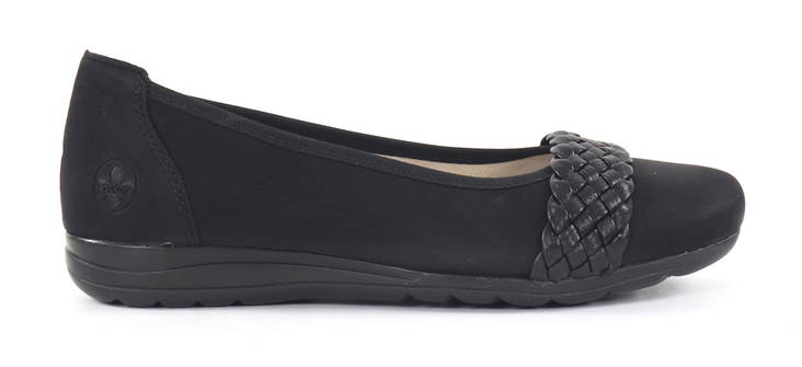 Rieker Ballerinas L9358-00, svart - Ballerinaskor - 132866 - 1