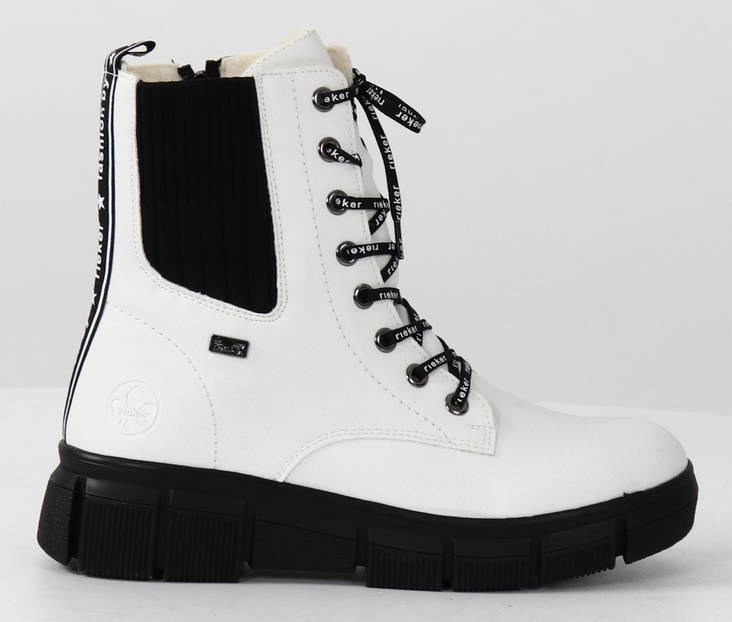Rieker varmfodrade och vattenavvisande stövlar X3414-80 vit - Rieker ankelboots - 131866 - 1