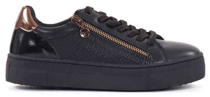 Tamaris Sneakers dam 23313-29, svart/koppar - Sneakers för damer - 132166 - 1