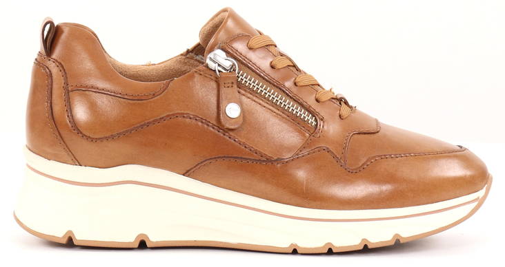Tamaris dam Kilsneakers i läder 23711-28 brun - Sneakers för damer - 130386 - 1