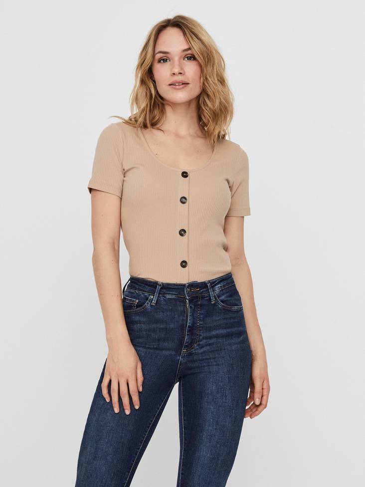 Vero Moda T-shirt Helsinki nomad - T-shirts för damer - 128696 - 1