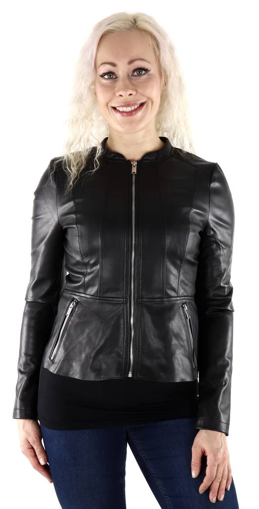 Vero Moda Jacka Butteralba coated svart - Skinnjackor och PU-jackor för damer - 127586 - 1