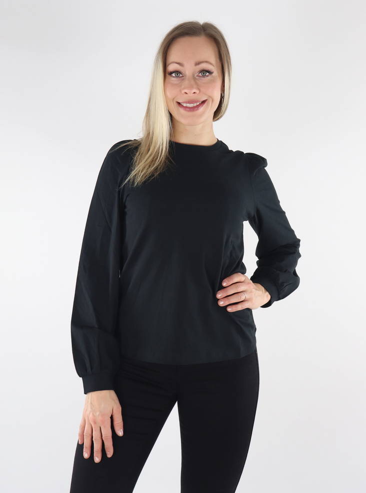 JJXX Skjorta Freya ribb ljus vit - Långärmade tröjor för damer - 134626 - 1