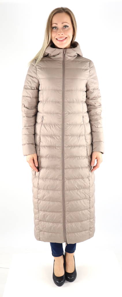 Vila extra lång dam lättviktsdunjacka Manya long fungi - Dunjackor för damer - 131926 - 1