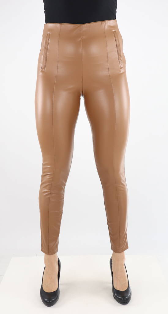 Vila Leggings Cordelia 7/8 hw, toasted coconut - Leggings - 131786 - 1