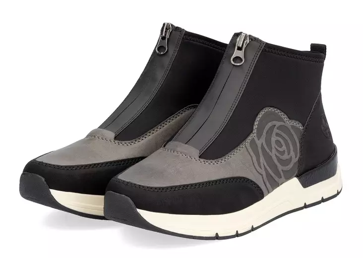 Rieker kilklackade ankelboots dam 58956-00 svart - Stövletter och kängor för damer - 136696 - 1