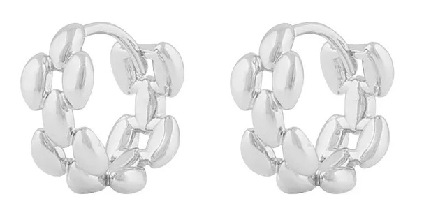 Snö of Sweden Örhängen Aero fyrkantig silver - Örhängen - 136706 - 1