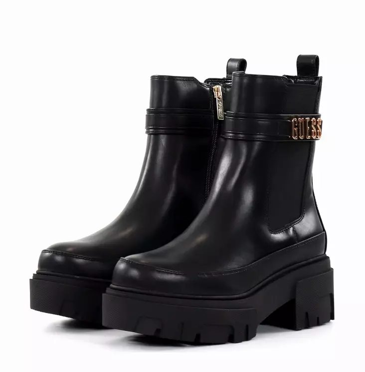 Guess ankelboots dam Yelma FL8YEAELE10 svart - Stövletter och kängor för damer - 136836 - 2