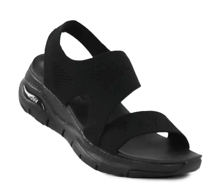 Skechers damsandaler 119458/BBK Arch fit - BRIGHTEST DAY svart - Skechers sandaler - 138406 - 1