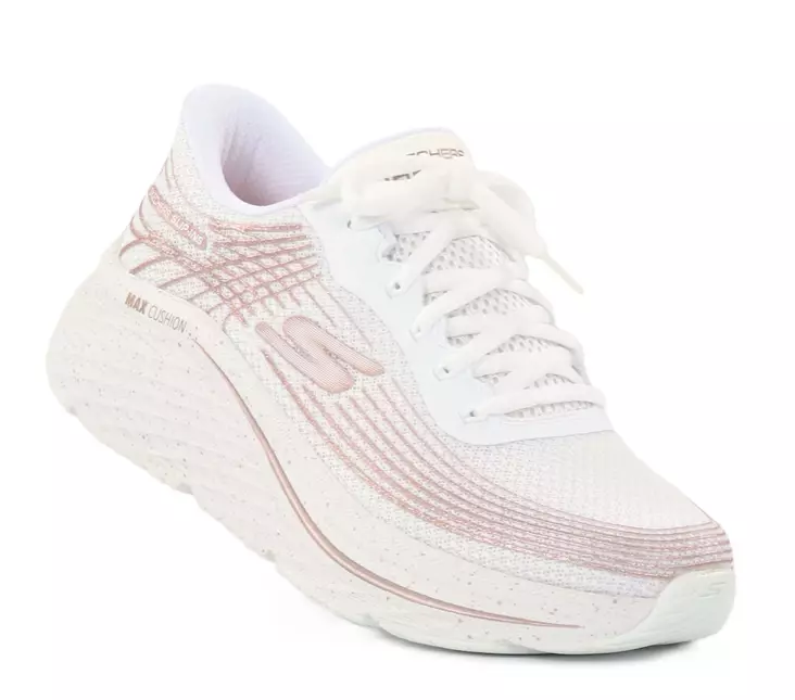Skechers damsneakers 129646/WTRG MAX CUSHIONING ELITE 2.0 - KAPLAN vit/rosaguld - Skechers sneakers - 138666 - 1