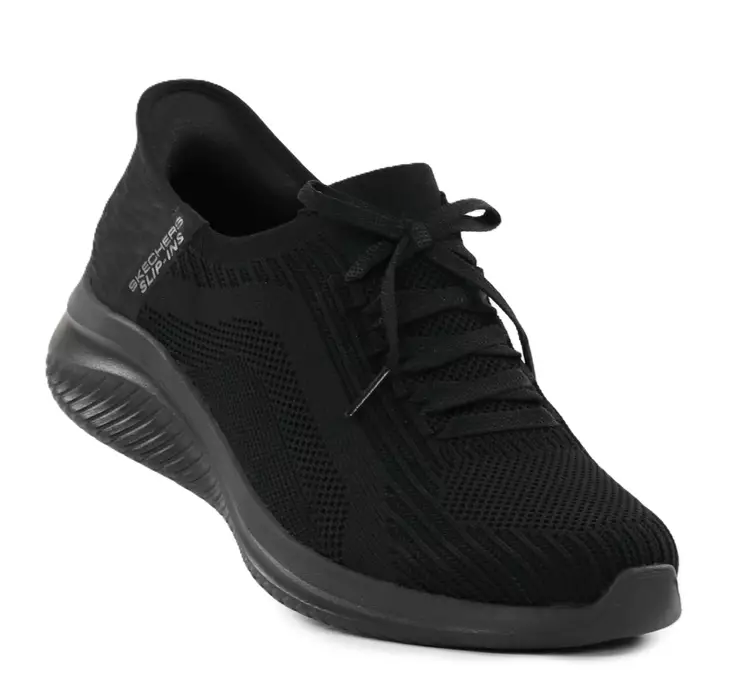 Skechers damsneakers med bred läst 149710W/BBK ULTRA FLEX 3.0 - BRILLIANT PATH svart - Skechers sneakers - 138676 - 1
