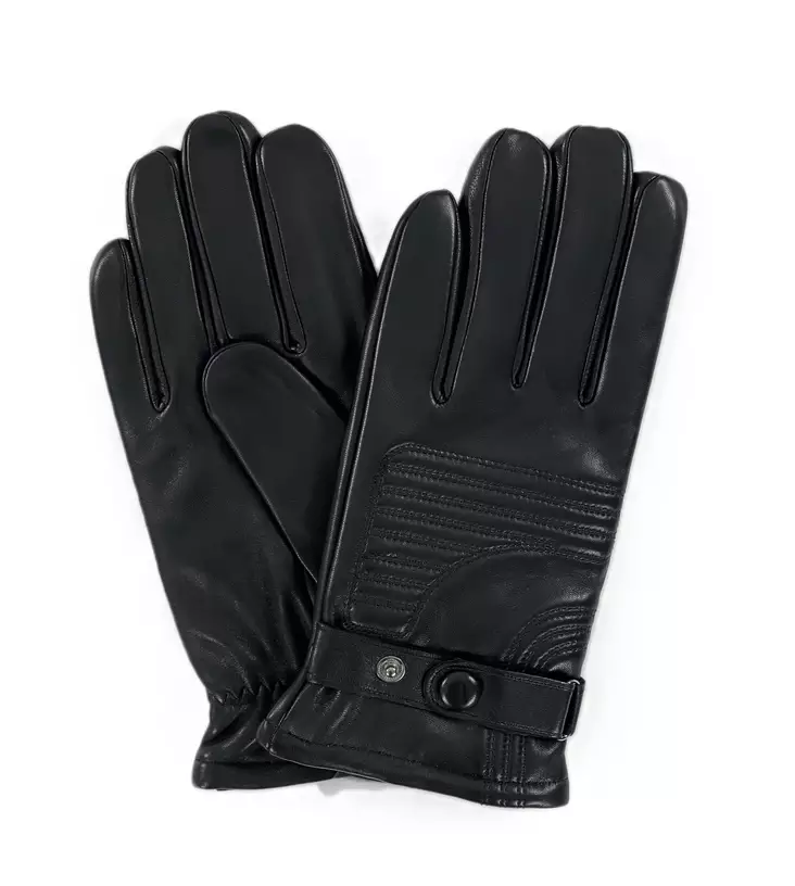 Migant läderhandskar NPG162 svarta - Accessoarer för herrar - 139866 - 1