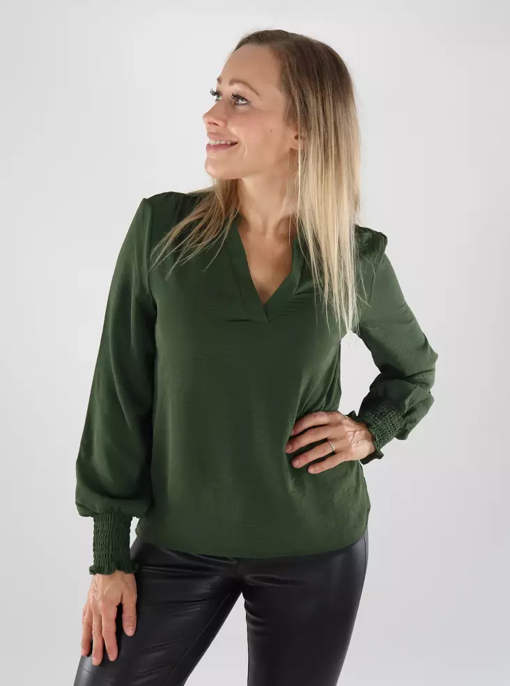 Only damskjorta stretchig Smock duffelväska - Långärmade tröjor för  damer - 139136 - 1