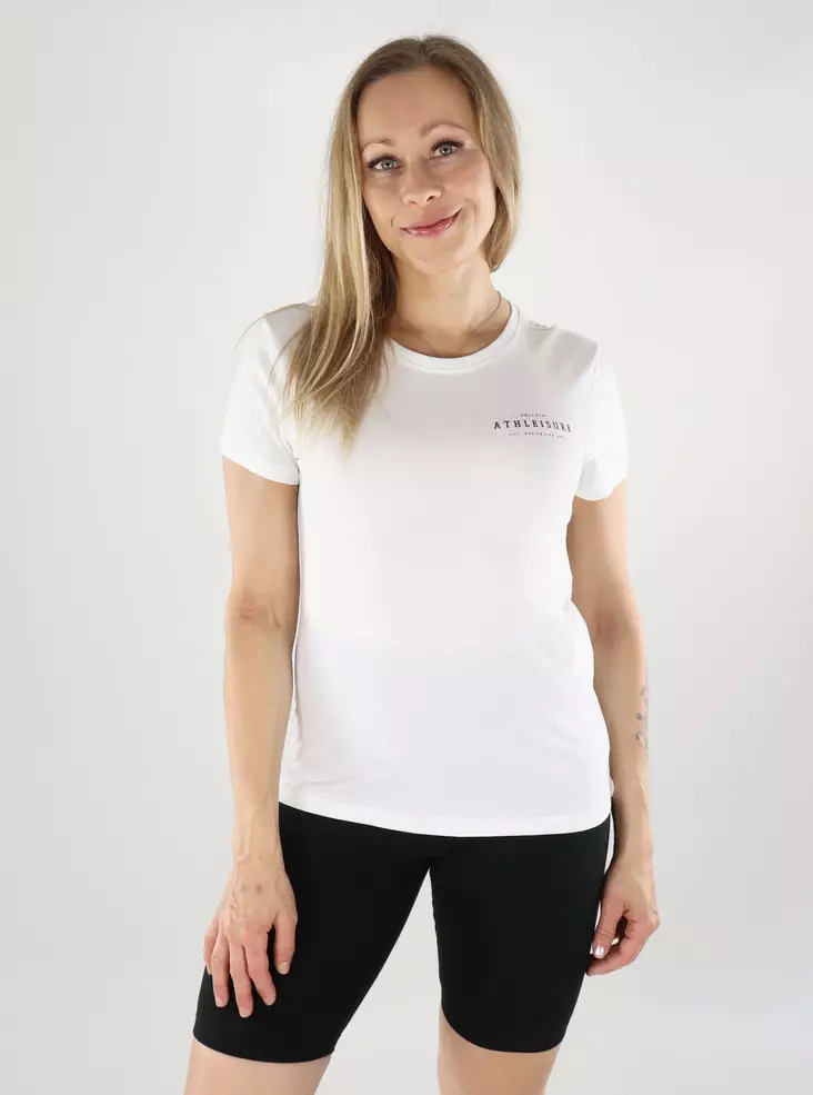 Only Play dam t-shirt vit - Sport T-shirts för damer - 138896 - 1