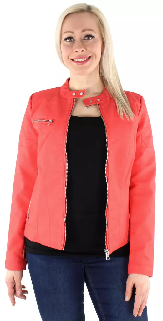Only PU Jacka Melanie faux - Skinnjackor och PU-jackor för damer - 125676 - 2