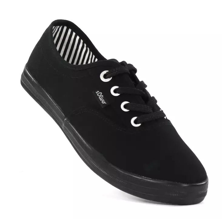 S.Oliver canvas sneakers 23646-42 svart - Sneakers för damer - 137986 - 1