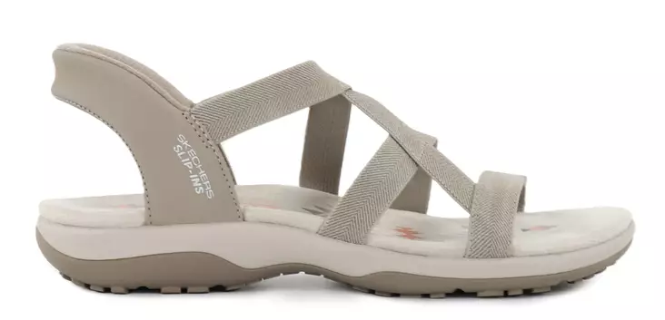 Skechers Dam Slip Ins Sandaler 163460/TPE REGGAE SLIM - STRETCH FLEX taupe - Skechers sandaler - 140556 - 1