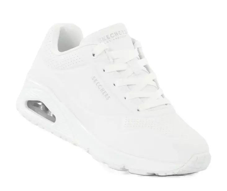 Skechers damsneakers 73690/W UNO - STAND ON AIR vit - Skechers sneakers - 138716 - 1