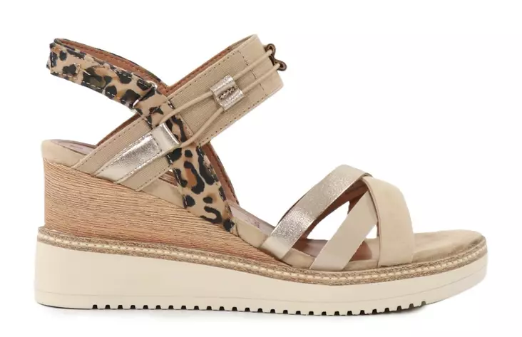 Tamaris kilsandaler 28357-44 tan kam - Tamaris sandaler - 138516 - 1