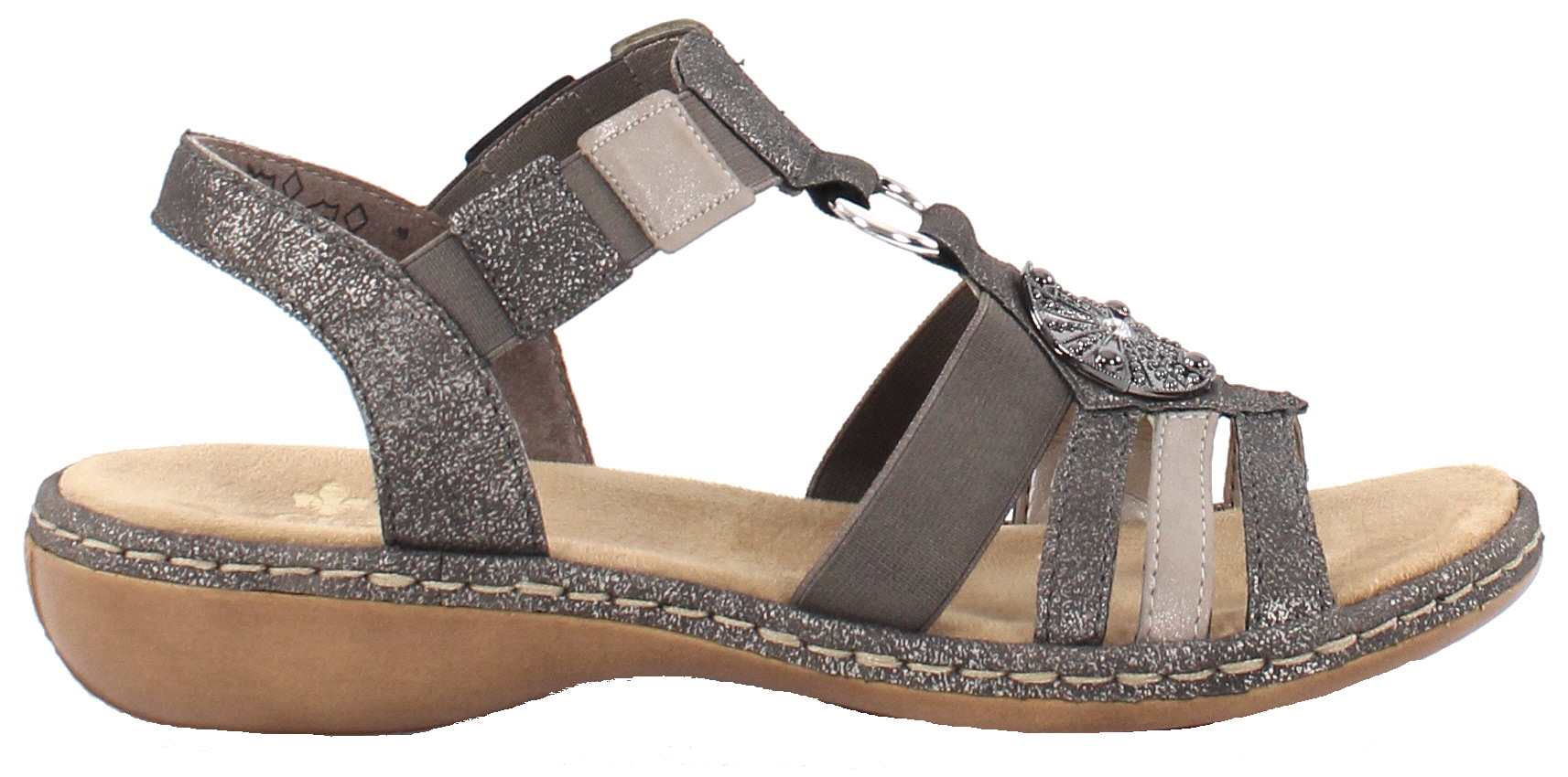 Rieker Sandaler 6595945 grå webbutik