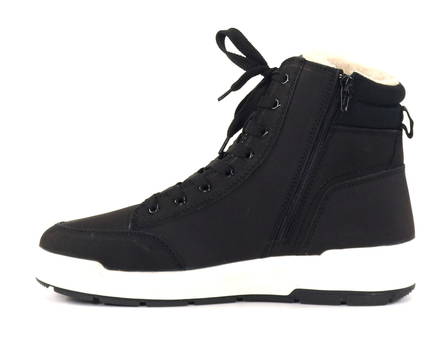 Migant L935-2 herrsneakers i läder svarta - Stövletter och kängor för herrar - 134687 - 2