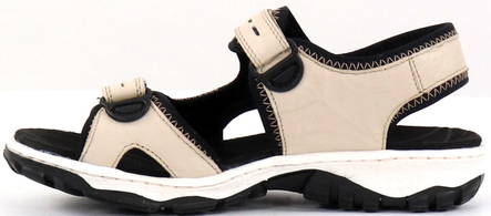 Rieker dam sandaler i läder 68866-60 beige - Rieker sandals - 130067 - 2