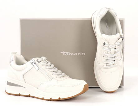 Tamaris Sneakers 23721-42 vit/silver - Sneakers för damer - 135157 - 1