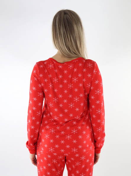 Vero Moda Xmas New nattlinne för kvinnor high risk red - Nattkläder för damer - 134837 - 2