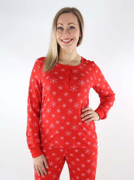 Vero Moda Xmas New nattlinne för kvinnor high risk red - Nattkläder för damer - 134837 - 1