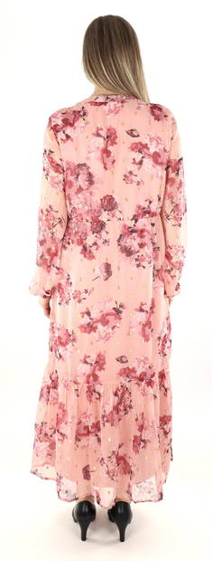 Vila klänning V-ringad silver rosa/mesa rose - Klänningar och tunikor - 135747 - 2