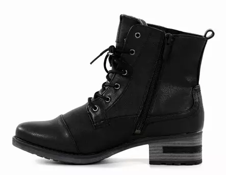 Mustang Ankelboots dam 1229-513-9 schwarz - Stövletter och kängor för damer - 137337 - 2
