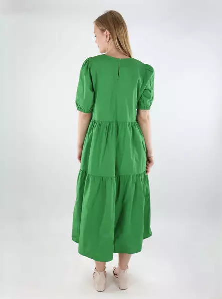 Vero Moda casual klänning 2/4 O-hals kalv mintgrön - Klänningar och tunikor - 138457 - 2