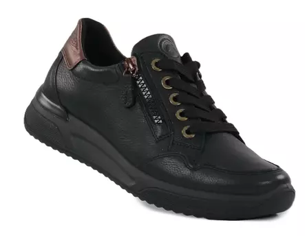 Ara promenadskor 12-52604 svart K-läst - Breda läst promenadskor - 141557 - 1