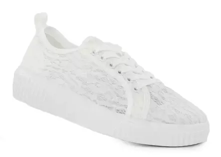 Askel damsneakers i spets GS26-C209 vita - Sneakers för damer - 140537 - 1