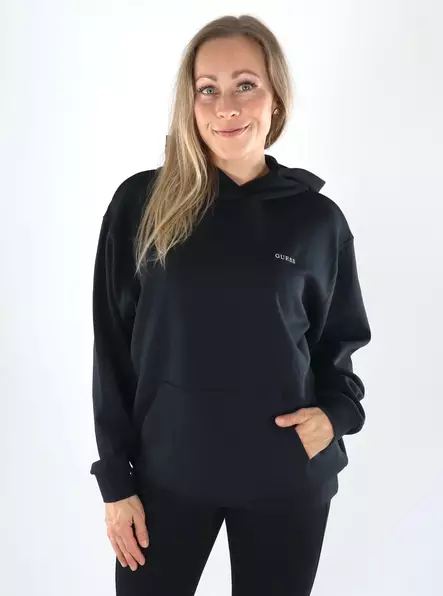 Guess hoodie Nat V6YQ27K5146-JBLK svart - Huvtröjor och sweatshirts - 141397 - 1